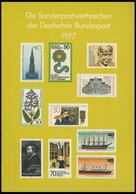 JAHRESZUSAMMENSTELLUNGEN J 5 **, 1977, Jahreszusammenstellung, Postfrisch, Pracht, Mi. 90.- - Collections
