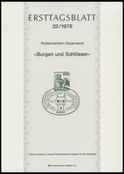 ERSTTAGSBLÄTTER 956-99 BrfStk, 1978, Kompletter Jahrgang, ETB 1 - 22/78, Pracht - Sonstige & Ohne Zuordnung