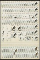 ENGROS 754-57 **, 1973, Vögel, 120 Postfrische Sätze, Fast Nur Pracht, Mi. 960.- - Other & Unclassified