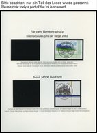 JAHRGÄNGE 2231-2304 O, 2002, Kompletter Jahrgang, Ohne Selbstklebende Marken, Jeweils Aus Der Rechten Unteren Bogenecke, - Sonstige & Ohne Zuordnung