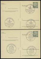 GANZSACHEN P 36 BRIEF, 1961, 8 Pf. Heuss Mit Postfachnummer Statt Postschließfachnummer, 5 Leer Gestempelte Karten Mit V - Sonstige & Ohne Zuordnung