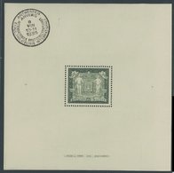 BELGIEN Bl. 1 **, 1930, Block Philatelistische Ausstellung, Rechts Kleine Randknitter Sonst Pracht, Mi. 750.- - Sonstige & Ohne Zuordnung