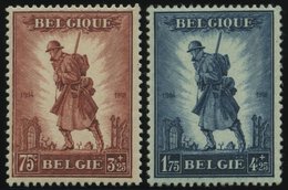 BELGIEN 342/3 *, 1932, Infanterie, Falzrest, Pracht, Mi. 150.- - Otros & Sin Clasificación