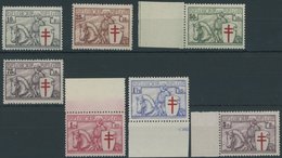 BELGIEN 386-92 **, 1934, Tuberkulose, Prachtsatz, Mi. 420.- - Sonstige & Ohne Zuordnung