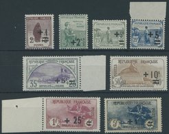 FRANKREICH 144-51 **, 1922, Kriegswaisen, Postfrischer Prachtsatz, Mi. 380.- - Otros & Sin Clasificación