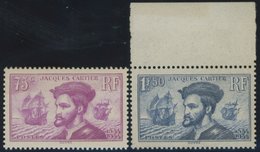 FRANKREICH 292/3 **, 1934, Jacques Cartier, Postfrisch, Pracht, Mi. 150.- - Other & Unclassified