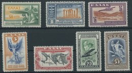 GRIECHENLAND 355-61 **, 1933, Aeroespresso, Prachtsatz, Mi. 220.- - Sonstige & Ohne Zuordnung