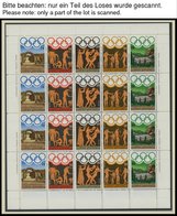 SAMMLUNGEN, LOTS Bl.,KB **, 1982-86, 4 Verschiedene Blocks Und 3 Kleinbogen, U.a. Mi.Nr. 1630/1, Pracht, Mi. 106.- - Lotes & Colecciones