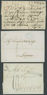 VORPHILA 1830-1853, 6 Verschiedene Belege, Meist Pracht - 1. ...-1850 Vorphilatelie