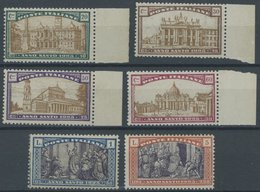 ITALIEN 206-11 **, 1924, Heiliges Jahr, Postfrischer Prachtsatz, Mi. 60.- - Nuovi