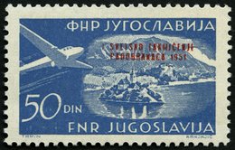 JUGOSLAWIEN 667 **, 1951, 50 Din. Fallschirmspringer, Pracht, Mi. 75.- - Sonstige & Ohne Zuordnung