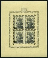 LIECHTENSTEIN 247KB **, 1946, 10 Fr. Hl. Luzius Im Kleinbogen, Pracht, Mi. 300.- - Sonstige & Ohne Zuordnung