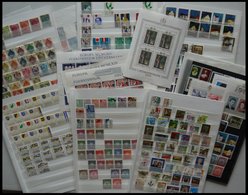 LOTS O,*,** , Partie Liechtenstein Von 1912-2008 Mit Mittleren Ausgaben Auf Einsteckseiten, 1963-85 Wohl Komplett, Fast  - Collections