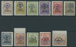 LITAUEN 246-56 **, 1926, Kriegsinvaliden, Postfrischer Prachtsatz, Mi. 100.- - Lithuania