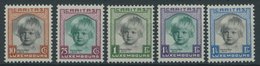 LUXEMBURG 240-44 **, 1931, Kinderhilfe, Prachtsatz, Mi. 100.- - Dienstmarken