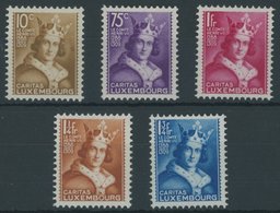 LUXEMBURG 252-56 **, 1933, Kinderhilfe, Prachtsatz, Mi. 140.- - Servizio