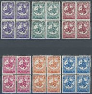 LUXEMBURG 259-64 VB **, 1934, Kinderhilfe In Viererblocks, Pracht, Mi. 560.- - Dienstmarken