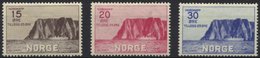 NORWEGEN 159-61 *, 1930, Nordkap, Falzrest, Prachtsatz - Sonstige & Ohne Zuordnung