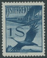 ÖSTERREICH 1918-1938 483 **, 1925, 1 S. Dunkelviolettultramarin, Postfrisch Pracht, Mi. 80.- - Usados