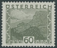 ÖSTERREICH 1918-1938 509 **, 1929, 60 G. Hohenems, Postfrisch, Pracht, Mi. 160.- - Gebraucht