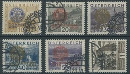 ÖSTERREICH 1918-1938 518-23 O, 1931, Rotary, Prachtsatz - Used Stamps
