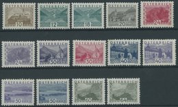 ÖSTERREICH 1918-1938 530-43 *,** , 1932, Landschaften, Prachtssatz - Gebraucht