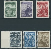 ÖSTERREICH 1918-1938 557-62 **, 1933, Katholikentag, Postfrischer Prachtsatz, Mi. 440.- - Gebraucht