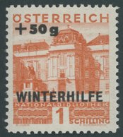 ÖSTERREICH 1918-1938 566 **, 1933, 1 S. Winterhilfe, Postfrisch, Pracht, Mi. 95.- - Gebraucht