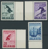 ÖSTERREICH 1918-1938 623-26 **, 1936, FIS II-Wettkämpfe, Postfrischer Prachtsatz, Mi. 180.- - Gebraucht