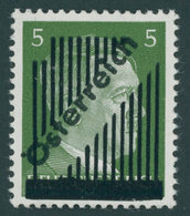 ÖSTERREICH 1945-1949 668Icx **, 1945, 5 Pf. Gitteraufdruck, Type I, 15 Gitterlinien, Geriffelter Gummi, Postfrisch Prach - Sonstige & Ohne Zuordnung