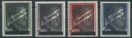 ÖSTERREICH 1945-1949 Va-d **, 1945, Nicht Ausgegeben: 1 - 5 RM Gitteraufdruck, Postfrischer Prachtsatz, Mi. 240.- - Otros & Sin Clasificación