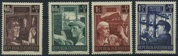 ÖSTERREICH 960-63 **, 1951, Wiederaufbau, Prachtsatz, Mi. 80.- - Used Stamps