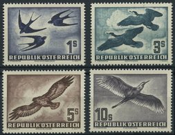 ÖSTERREICH 984-87 **, 1953, Vögel, Prachtsatz, Mi. 350.- - Gebraucht