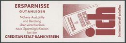 ÖSTERREICH AB 1950 MH 0-5d **, 1962, Markenheftchen Bauwerke, Lebhaftrötlichbraun, Postfrisch, Pracht, Mi. 960.- - Gebraucht