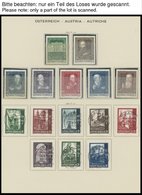 SAMMLUNGEN O,* , Fast Nur Gestempelte Komplette Sammlung Österreich Von 1945-70 (ab Mi.Nr. 697) Im Schaubek Falzlosalbum - Sammlungen
