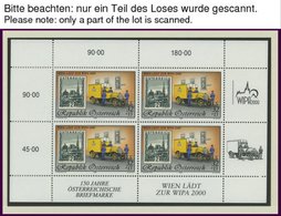 SAMMLUNGEN **,o , Sammlung Österreich Von 1991-2001 Im Lindner Falzlosalbum, Postfrisch überkomplett Mit Einigen Kleinbo - Sammlungen