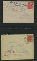 LOTS 1916, Kleine Sammlung Von 14 Verschiedenen Zensurbelegen, Einige Bessere, Feinst/Pracht - Other & Unclassified