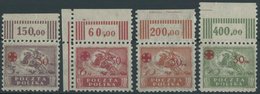 POLEN 154-57 **, 1921, Rotes Kreuz Vom Oberrand, übliche Gummierung, Postfrischer Prachtsatz, Mi. 130.- - Sonstige & Ohne Zuordnung