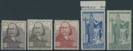 SAN MARINO 100-04 **, 1924, Flucht Der Garibaldis Nach San Marino, Postfrischer Prachtsatz, Mi. 80.- - Sonstige & Ohne Zuordnung