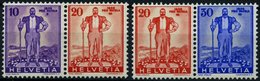 SCHWEIZ BUNDESPOST A294/5,A 295/6 **, 1936, Pro Patria, 2 Prachtpaare, Mi. 97.- - Sonstige & Ohne Zuordnung