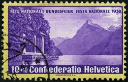 SCHWEIZ BUNDESPOST 326z O, 1938, 10 C. Pro Patria, Geriffelter Gummi, Pracht, Mi. 120.- - Sonstige & Ohne Zuordnung