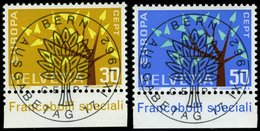 SCHWEIZ BUNDESPOST 756/7 O, 1962, Europa Mit Ersttags-Vollstempeln, Pracht - Sonstige & Ohne Zuordnung