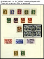 SAMMLUNGEN O, **, Meist Gestempelte Sammlung Schweiz Von 1850-1969 Mit Mittleren Ausgaben, Anfangs Schwach Vertreten, Fe - Sammlungen