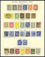 SAMMLUNGEN O,* , Alter Sammlungsteil Schweiz Von 1862-1915 Mit Einigen Guten Werten, Etwas Unterschiedlich, Besichtigen! - Lotes/Colecciones