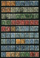 LOTS O,* FDC, 1905-07, Stehende Helvetia, Wz. 1, Meist Gestempelte Partie Von 77 Werten, Dabei Mi.Nr. 80C, 94C Gestempel - Lotes/Colecciones