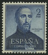SPANIEN 1010 **, 1962, 2 Pta. 400. Todestag Des Hl. Franz Xaver, Pracht, Mi. 80.- - Altri & Non Classificati