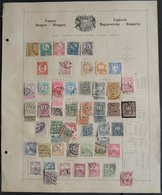 SAMMLUNGEN, LOTS O,* , Alter Sammlungsteil Ungarn Bis 1920, Etwas Unterschiedliche Erhaltung - Sammlungen