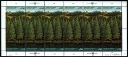 UNO - GENF 165/6KB **, 1988, Rettet Den Wald Im Zusammendruckbogen, Pracht, Mi. 60.- - Sonstige & Ohne Zuordnung