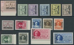 PORTOMARKEN P 1-15 **, 1931, PER PACCHI, Mi.Nr. 2 Und 4 Knick Sonst Postfrischer Prachtsatz, Mi. 120.- - Postage Due