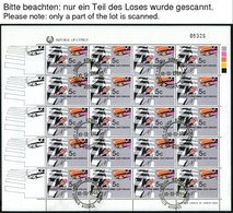 ZYPERN 666-68KB O, 1986, Verkehrssicherheit Im Kleinbogensatz Mit Ersttagsstempeln, Pracht, Mi. 100.- - Otros & Sin Clasificación